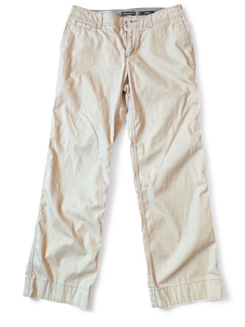 Eddie Bauer Stretch Khaki Chino Pants Women’s 4 Cotton Blend
